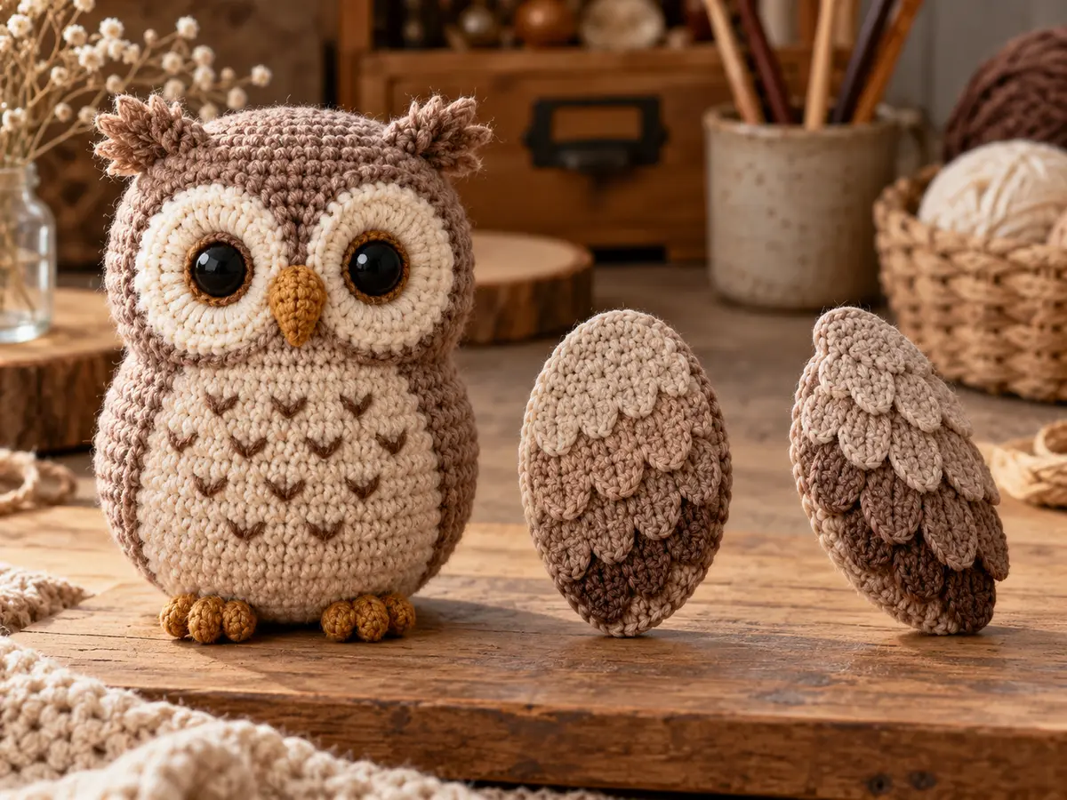 Короткие лапы и нижняя опора совы