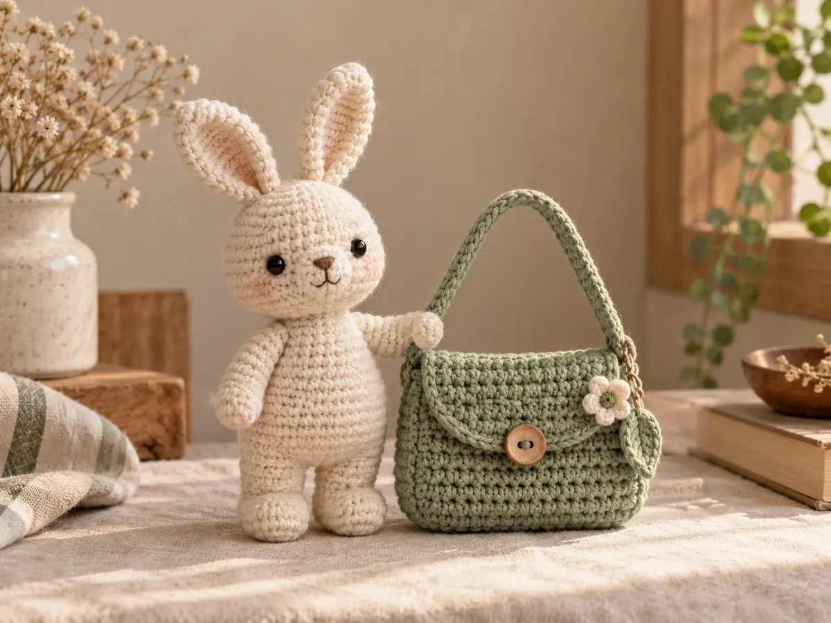 Сумка для амигуруми: корпус, ручки и точная посадка